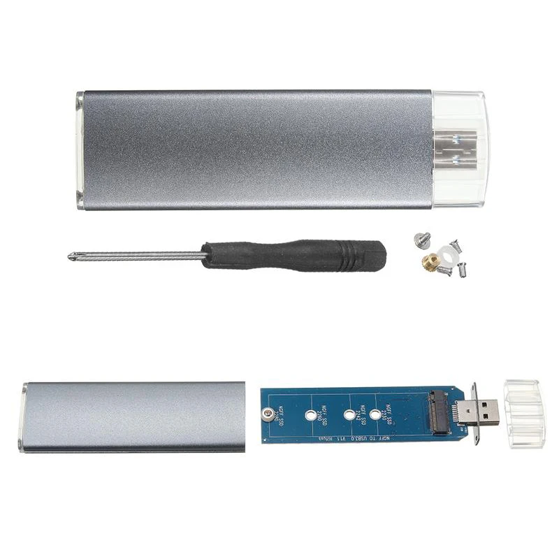 M.2 NGFF SSD SATA к USB 3 0 конвертер адаптер чехол внешний корпус для хранения с отверткой |