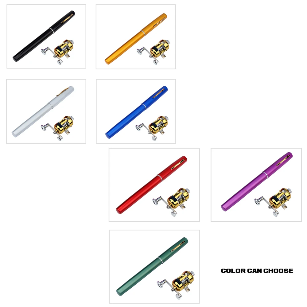 Портативный Телескопический Мини набор рыболовных удочек карманная Складная