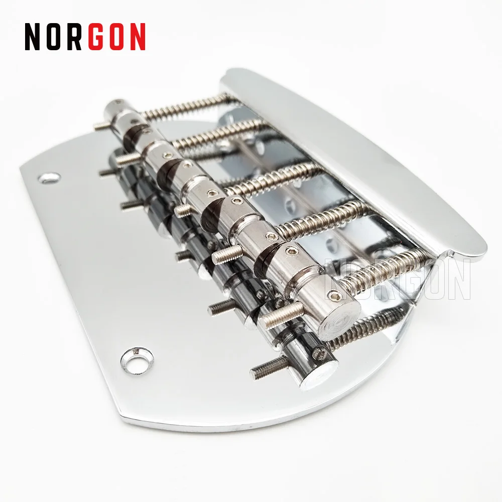 Norgon 4-String/5-String электрический бас гитара мост джаз хром части и аксессуары седло