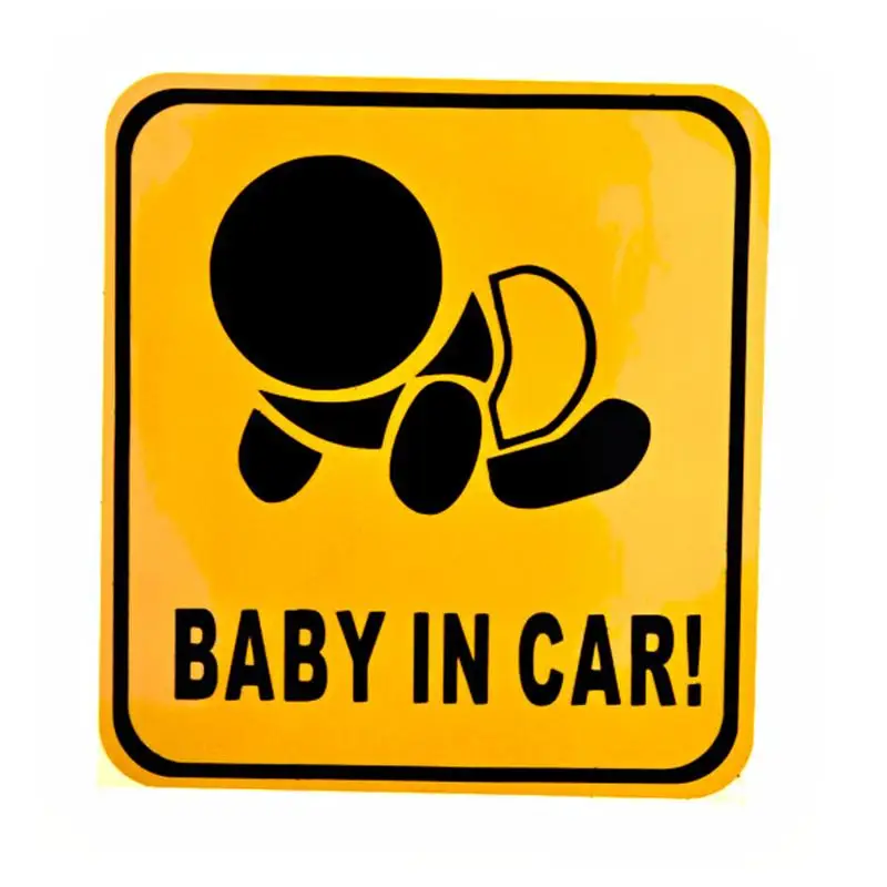 1pc Car Stickers Styling Crawling Baby In Design Reflective Sticker Decal Auto Decor- 11.5x12.5cm | Автомобили и мотоциклы