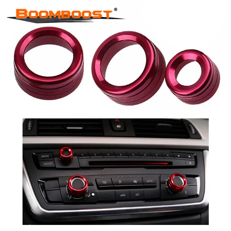 Автомобильный переключатель Air Conditon 3 цвета декоративное кольцо для BMW 1/2/3/4/5/6/7