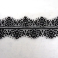 30meterlot width 10cm white black eyelash lace trim fabric embroidery lace ribbon diy dress clothes decoration accessories