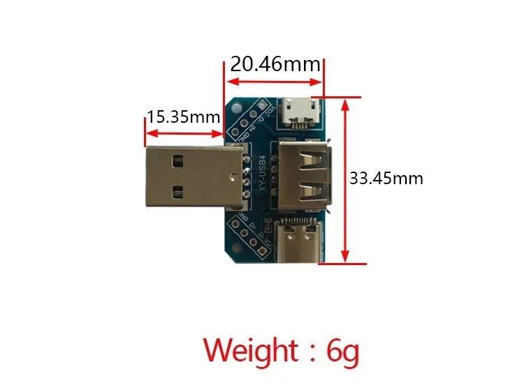 USB коммутатор Мужской Разъем к Тип c микро муфтовый стыковочный 2 54 4P передачи