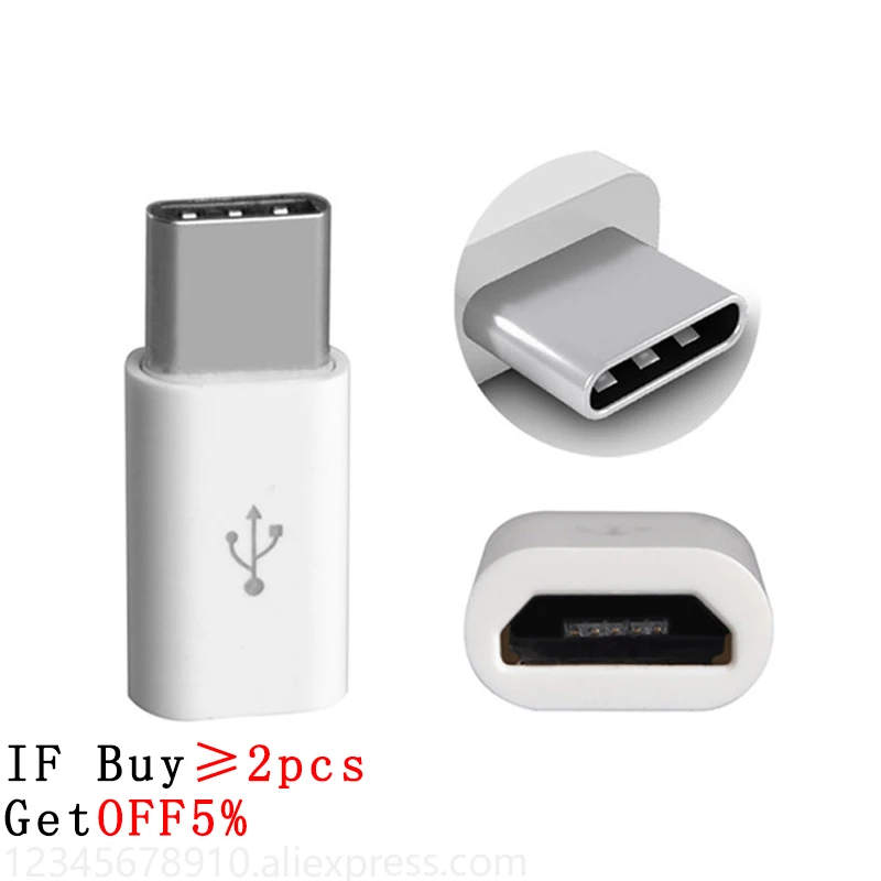 Адаптер переходник Micro Usb Male To Type c Microusb C для Huawei Macbook Oneplus Xiaomi Otg кабель зарядки и