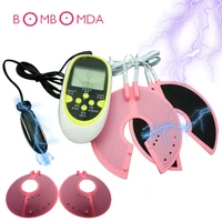 electric shock therapy set breast clip massager anal butt plug stimulation orgasm equipment medical theme sex toys for woman men