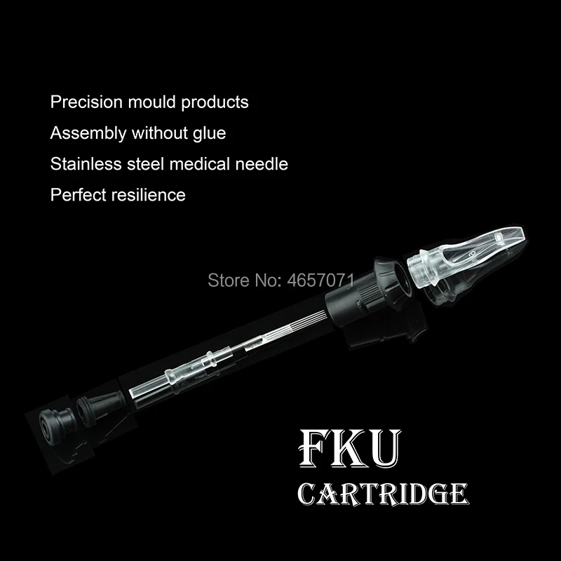 Картридж для тату FKU иглы ручки изогнутый Magnum 1205RM/1207RM/1209RM/1211RM/1213RM/1215RM/1223RM