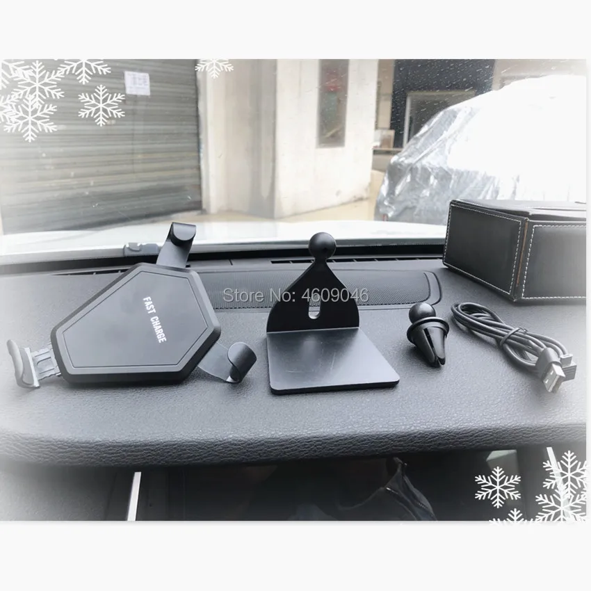 Qi автомобильное беспроводное зарядное устройство держатель телефона для mazda 3 jeep