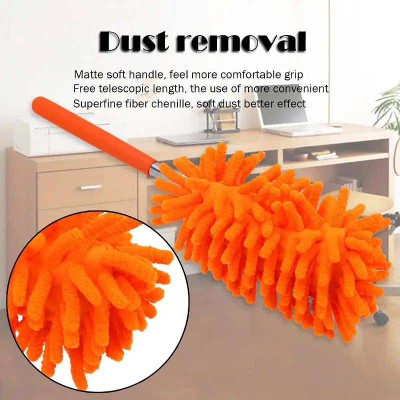 Scalable Duster Clean Brush Desktop Cleaning Telescopic Dusters Chenille | Дом и сад