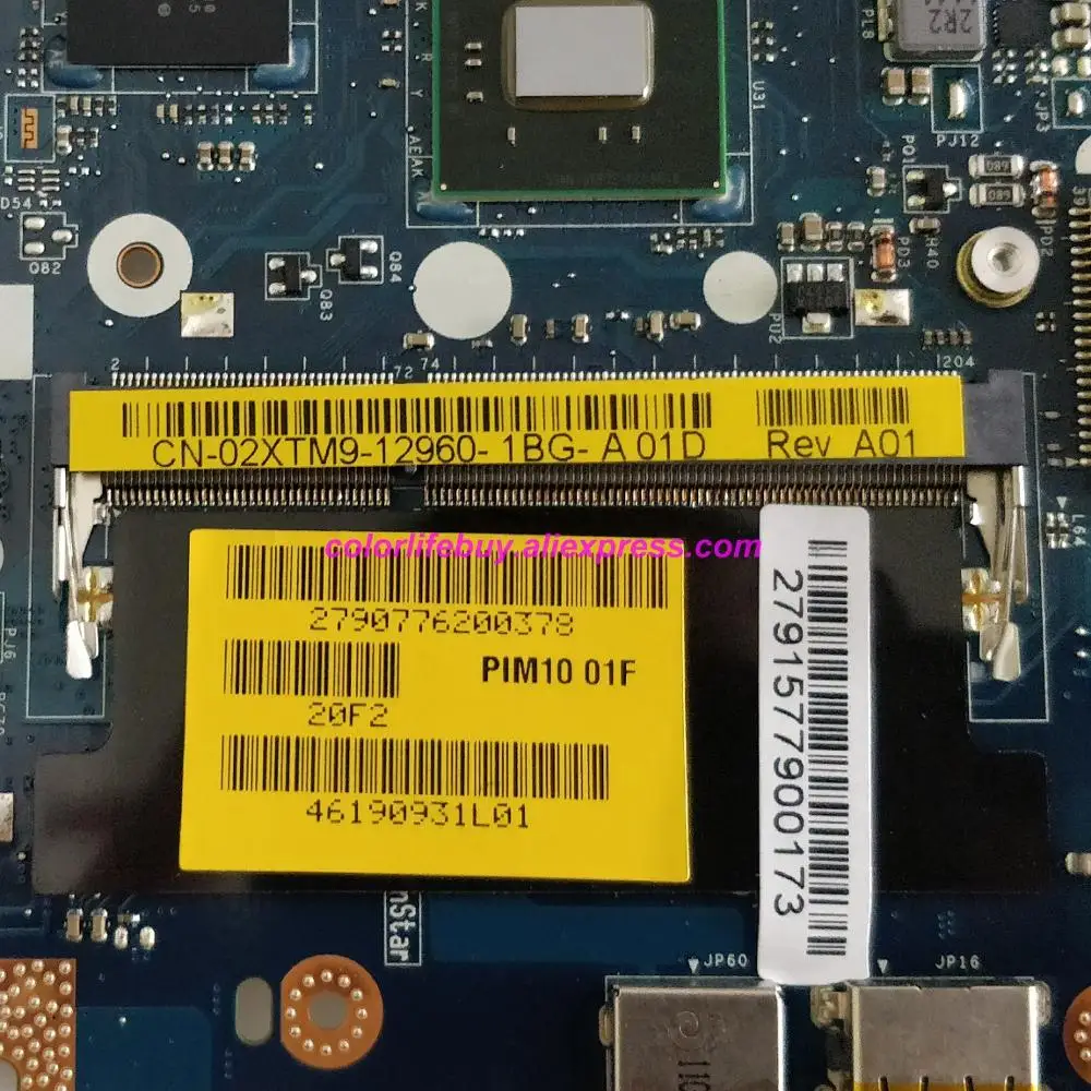 Натуральная CN 02XTM9 2XTM9 w N455 Процессор LA 6501P материнская плата для ноутбука Dell Mini 1018