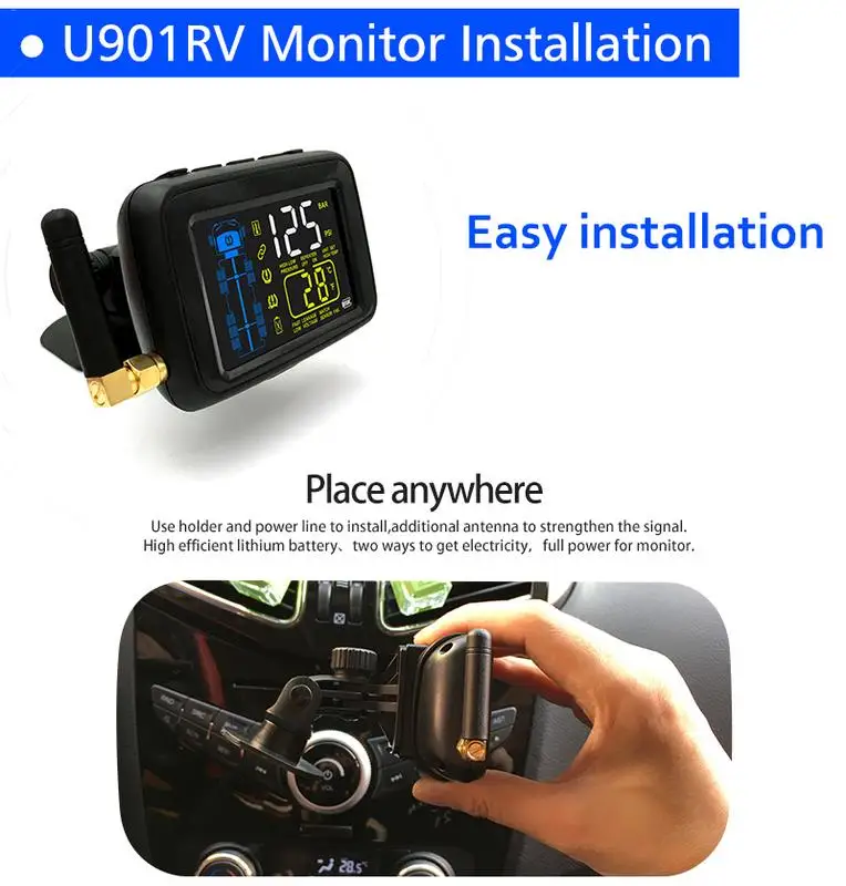 Универсальные автомобильные грузовики TPMS Автомобильная беспроводная система