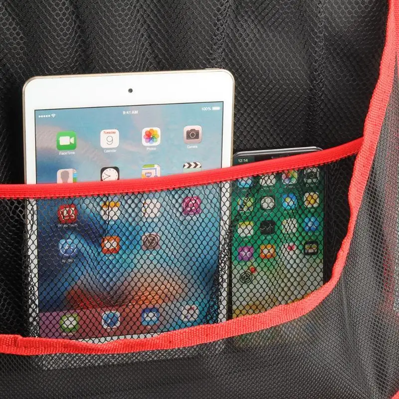 VODOOL Автомобильная сетка для хранения Сетчатая Сумка между двумя сиденьями сзади