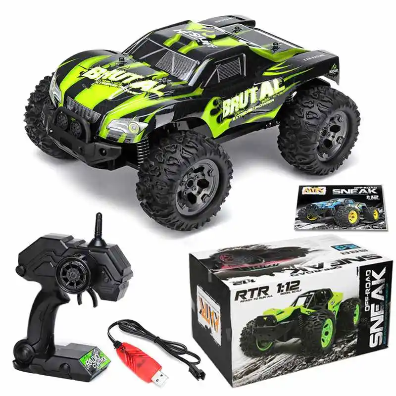 Модные 1/12 2WD дистанционное управление Высокое скорость электрические Монстры