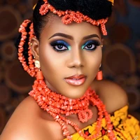 dudo jewelry dubai sets 100 nature coral beads jewelry set 2019 designers bridal gift nigerian free shipping orange or red new