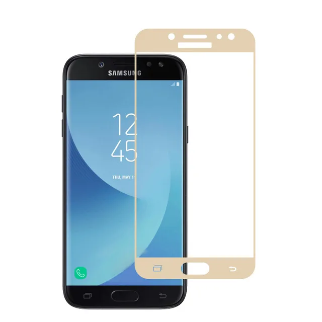 Защитное стекло для Samsung Galaxy J7 2017 полное покрытие 9H 5 шт. | Мобильные телефоны и