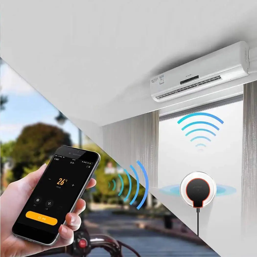 Практичный телефон голосового управления WiFi IR 360 домашний пульт дистанционного
