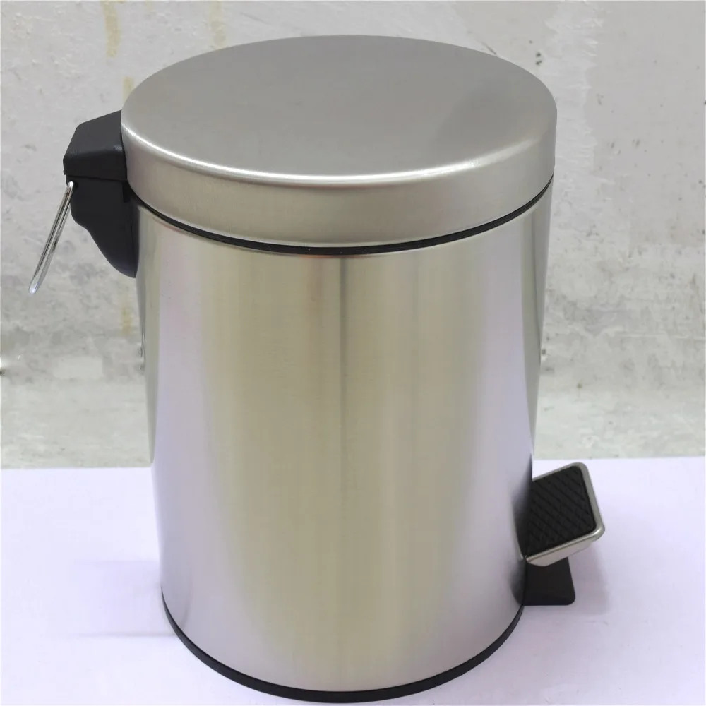 5L круглые бункеры #304 мусорное ведро из нержавеющей стали для ванной комнаты Тип