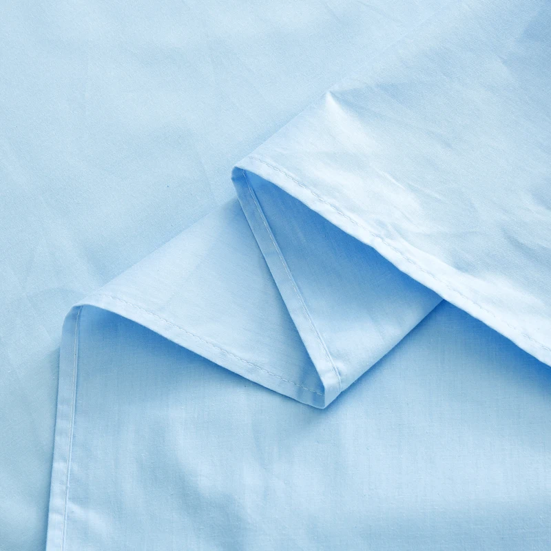 

100% Cotton Mattress Cover Twin Full Queen Size Bed Fitted Sheet 1 Piece Solid Color Bed Sheet