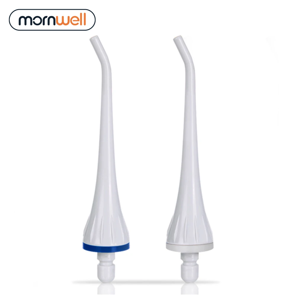 2 Replacement Tips Compatible With Mornwell D50&D52&F18 Water Flosser Oral Irrigator For Braces