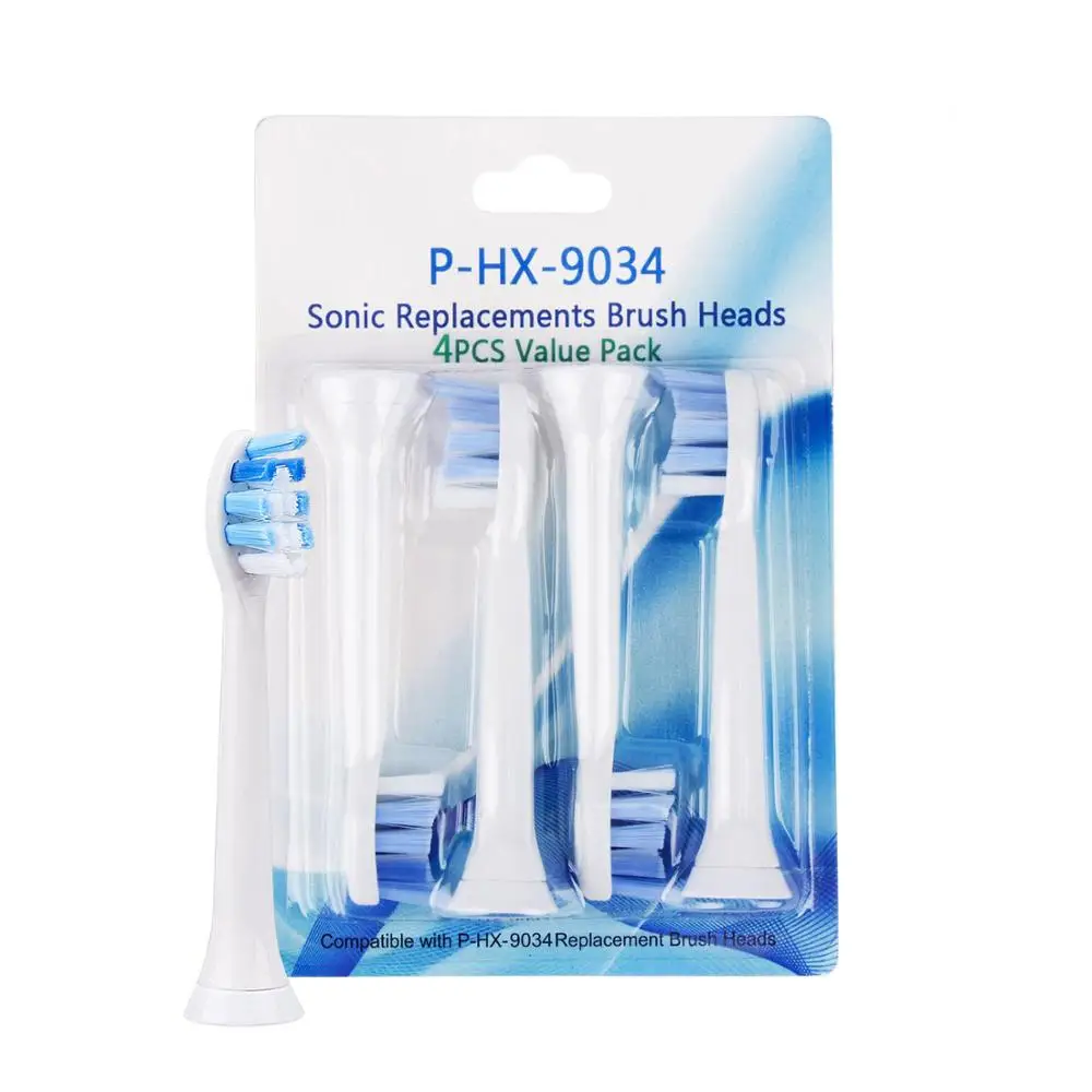 8 шт Сменные головки для электрической зубной щетки HX9034 для Philips Sonicare G2 оптимальный уход за деснами C2 оптимальная защита от налета