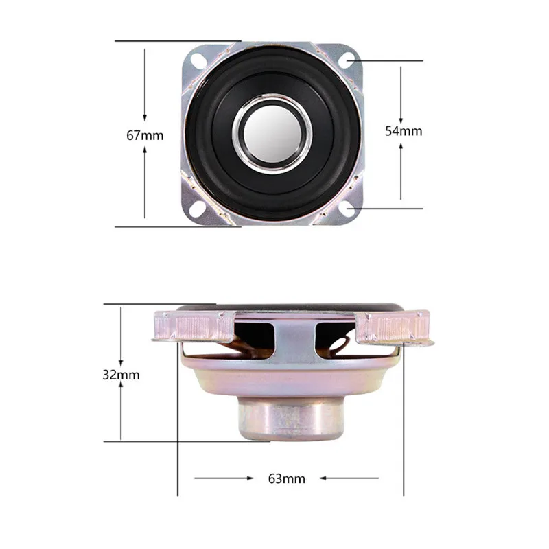 LEORY 4ohm 15 Вт неодимовый магнит HIFI чистый звук маленький динамик DIY домашний