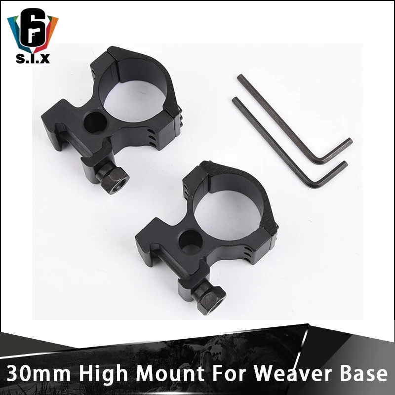 

Tactical Softair 30mm High Mount For Weaver Base With 20mm Rifle
