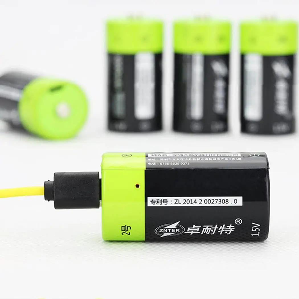 C РАЗМЕРЫ 3000 мАч Multi Функция литиевых перезаряжаемые 1 5 в 2A USB около часов батарея