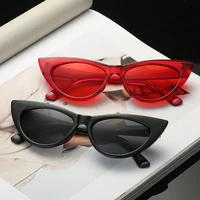 vintage womens sunglasses small cat eye sunglasses women brand designer black mirror red lens glasses eyewear party holiday