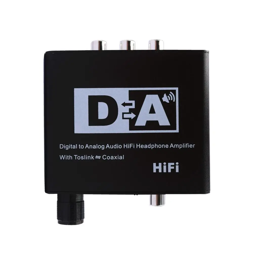 Новый усилитель для наушников волокно коаксиальный HIFI цифро-аналоговый цифровой
