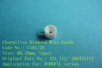 charmilles 431 112 200431112 c101 d0 20mm diamond wire guide with ceramic housing for wedm ls machine parts