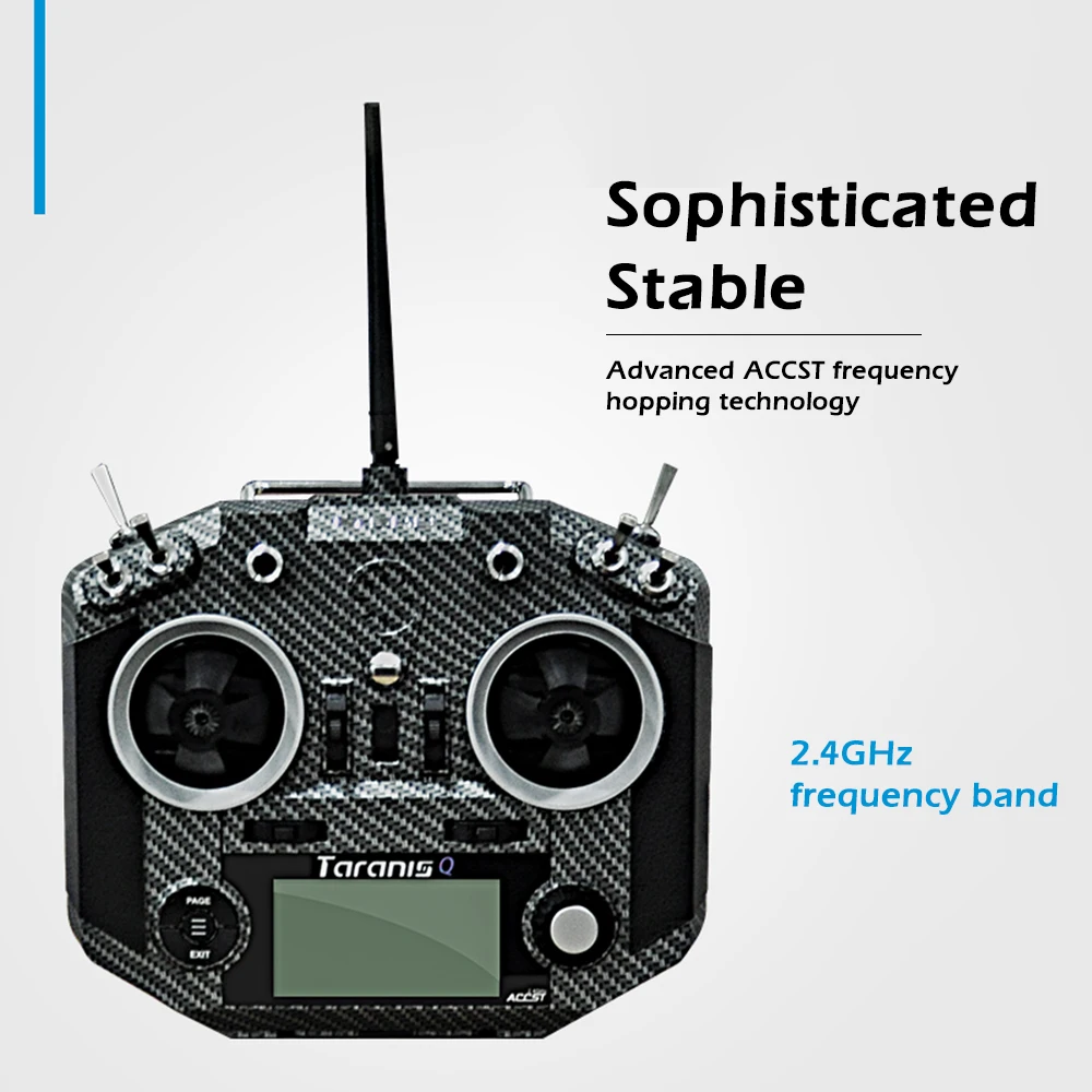 Original FrSky Taranis Q X7S 16CH Transmitter with M7 Hall Sensor Gimbal for RC Airplane Helicopter FPV Racing Drone | Игрушки и хобби