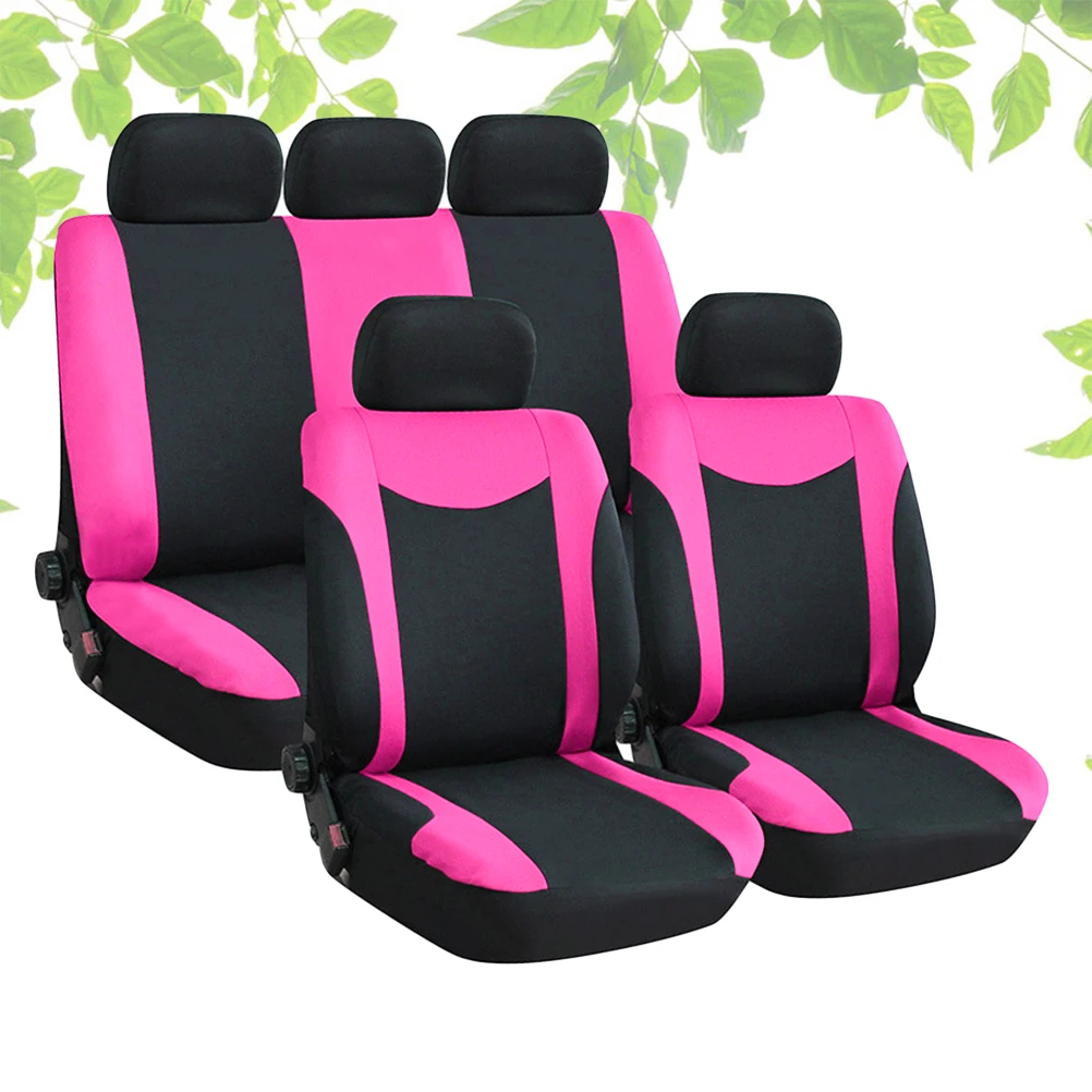9 шт./компл. Модные женские чехлы на сиденья украшение интерьера автомобиля