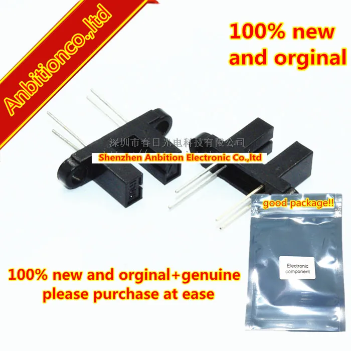 

Новинка 100%, оригинальный фотоэлектрический переключатель модели H105, диаметр слота DIP4 5 мм, оптический датчик, бинауральное фиксированное от...