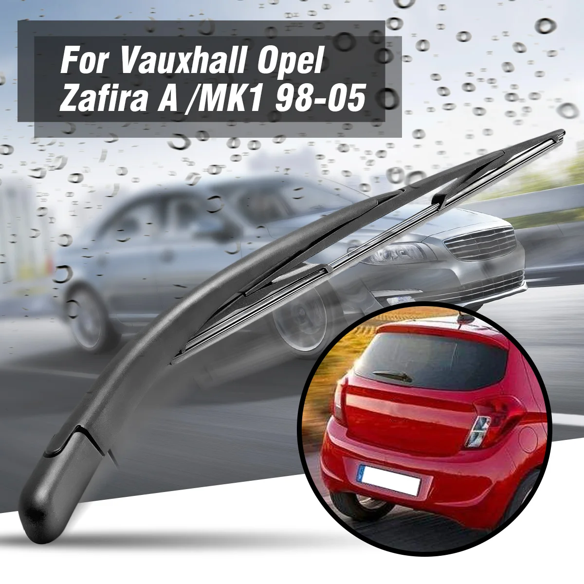 Сменные стеклоочистители для Vauxhall / Opel Zafira A 98 05 MK1 171324407768|window wiper arm|rear window armwiper arm |