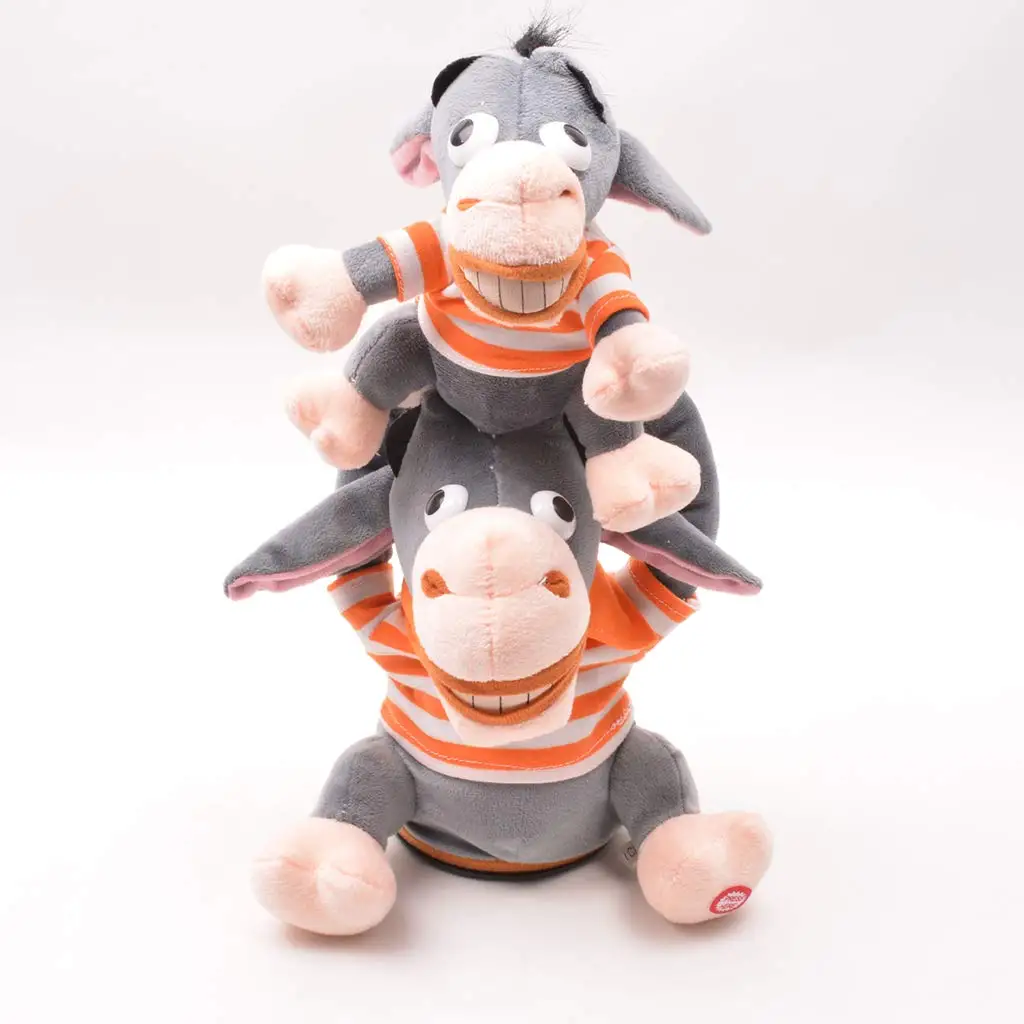 Electronic Plush Stuffed Donkey Animal Doll Singing Dancing Educational Toys Birthday Gift for Children Kids Toddler | Игрушки и хобби