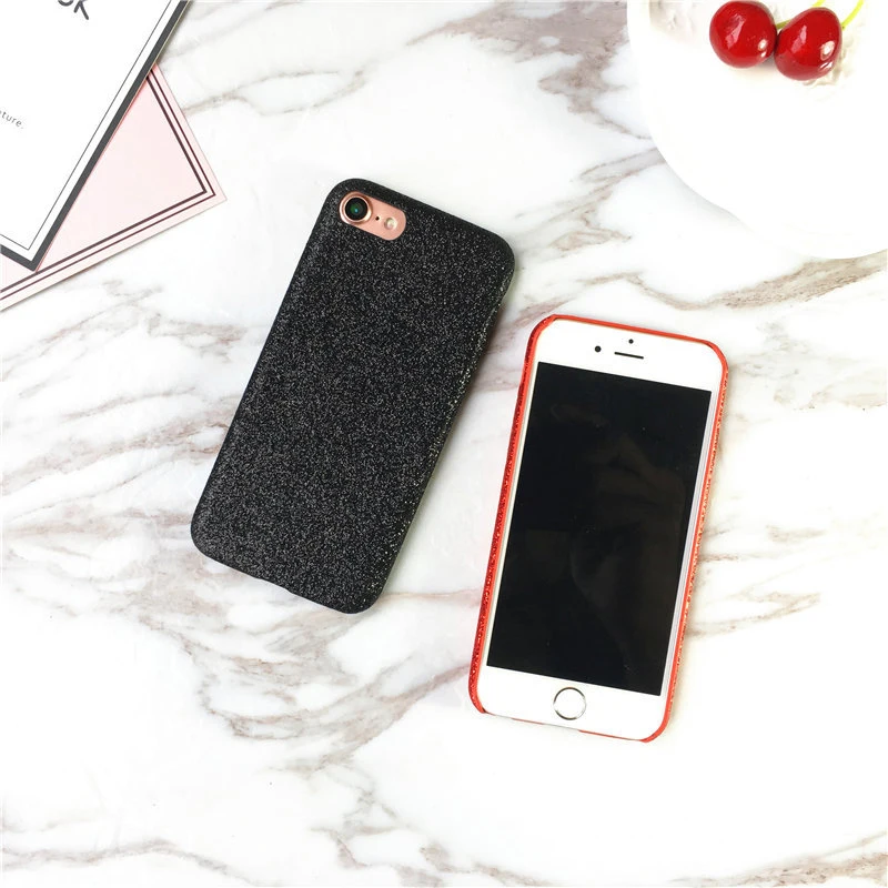 Luxury Fashion Glitter Shining Phone Cases for iPhone 6P 6sPlus Case Silicon Bling Crystal Sequins Soft TPU Cover |