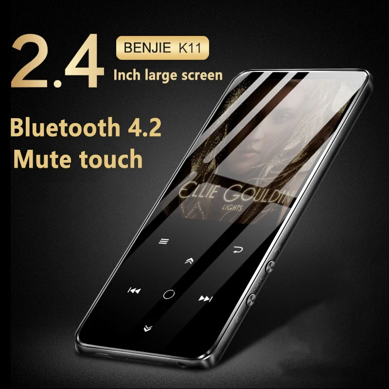 Benjie портативный K11 Mp3 музыкальный плеер водонепроницаемый Hifi Bluetooth 4 2 Аудио плееры