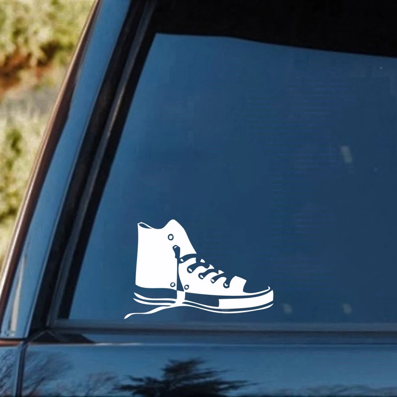 Автомобильный логотип украшения обувь кроссовки Черная Виниловая Автомобильная