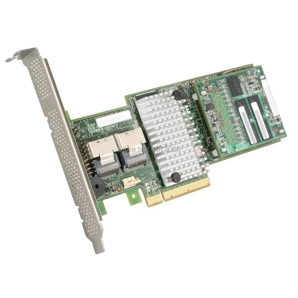 Новая карта контроллера Broadcom Avago LSI MegaRAID SAS 9265 8i LSI00278 8 портов 1 ГБ кэш памяти RAID0.1.5.6