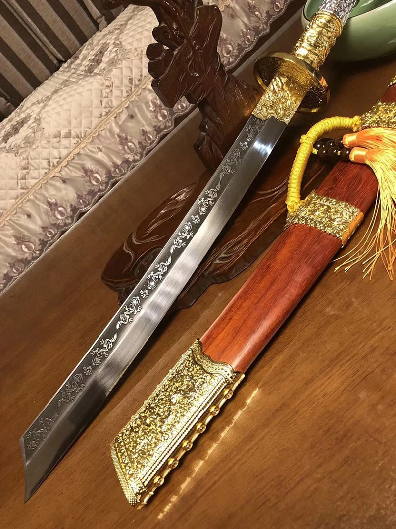 Популярные Sabre для Kangxi самурайский меч 1060 углеродистая сталь ручной