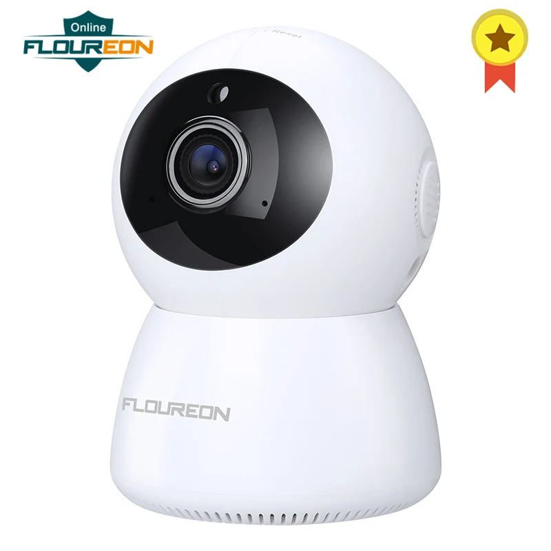 Floureon 1080 P Беспроводная ip камера безопасности панорамная двухсторонняя аудио