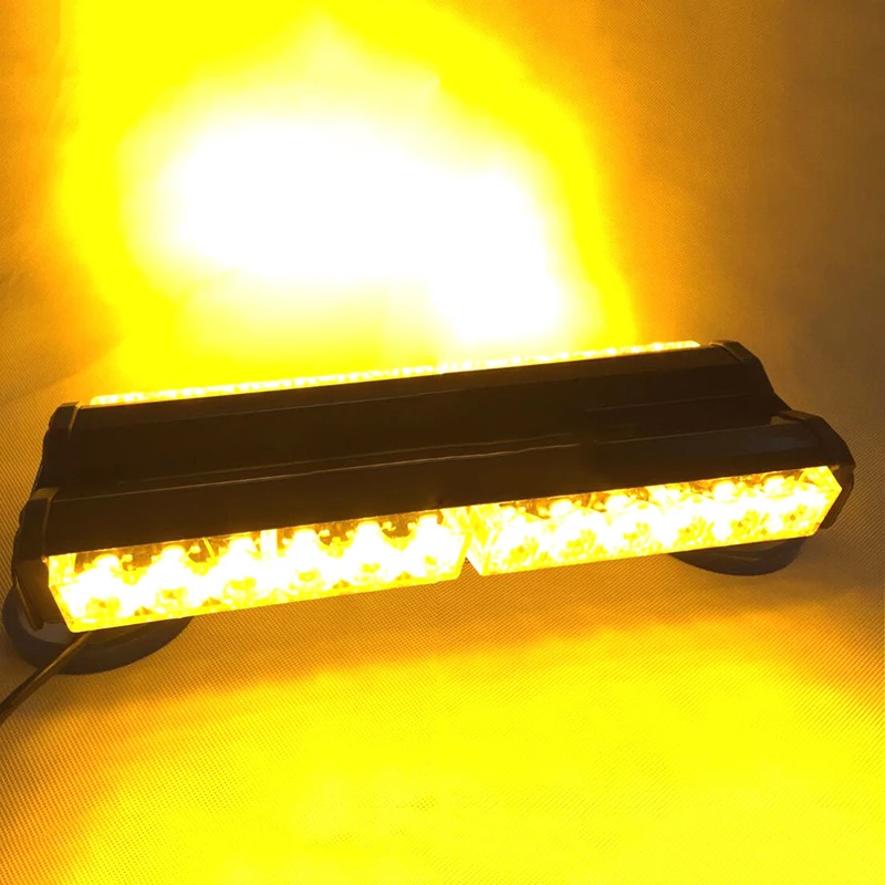 Универсальный 12 V 72 W 24 светодиодный Amber двойными бортами автомобиль работы