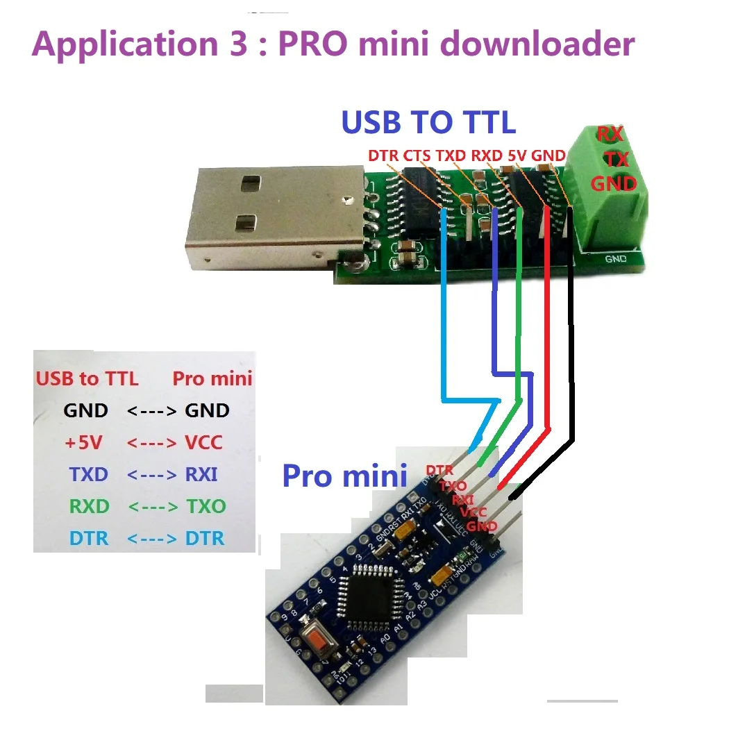 Многофункциональный модуль преобразователя с USB на последовательный порт RS232 TTL