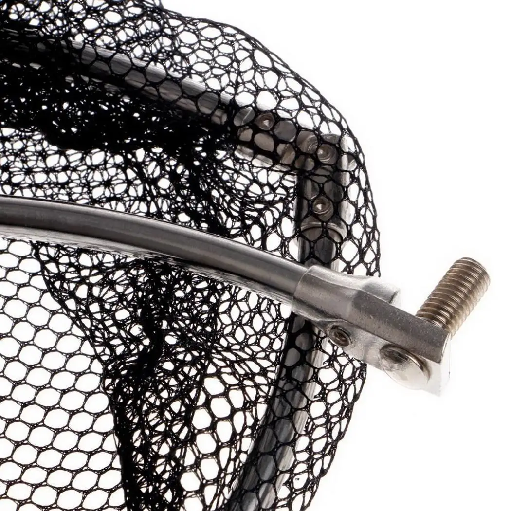 Stainless to Round Fishing Steel Frame Portable Lightweight and Catch easy Multifunction Net Foldable Retractable handle | Спорт и