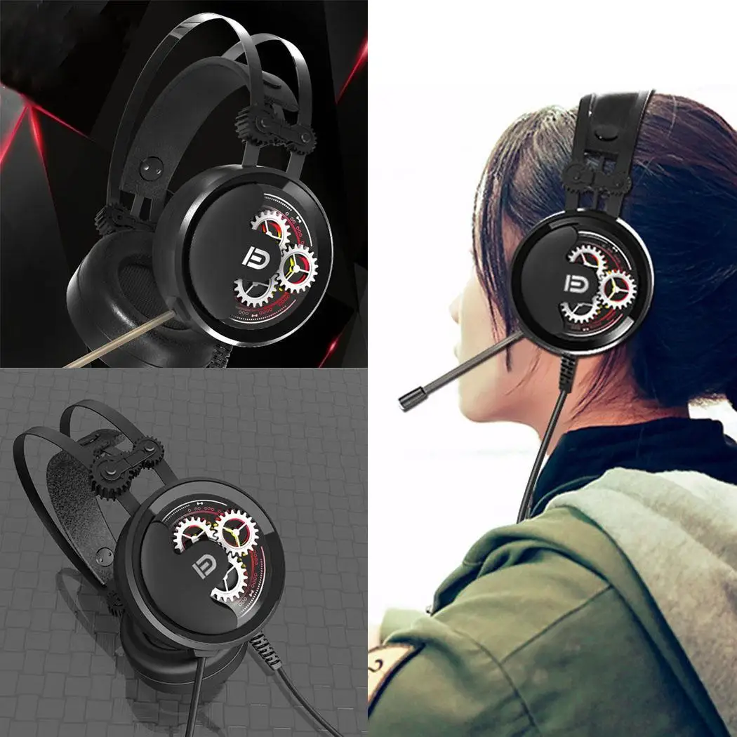 Унисекс USB на головке проводной линейный микрофон 1 с микрофоном черный 25 МВт X9