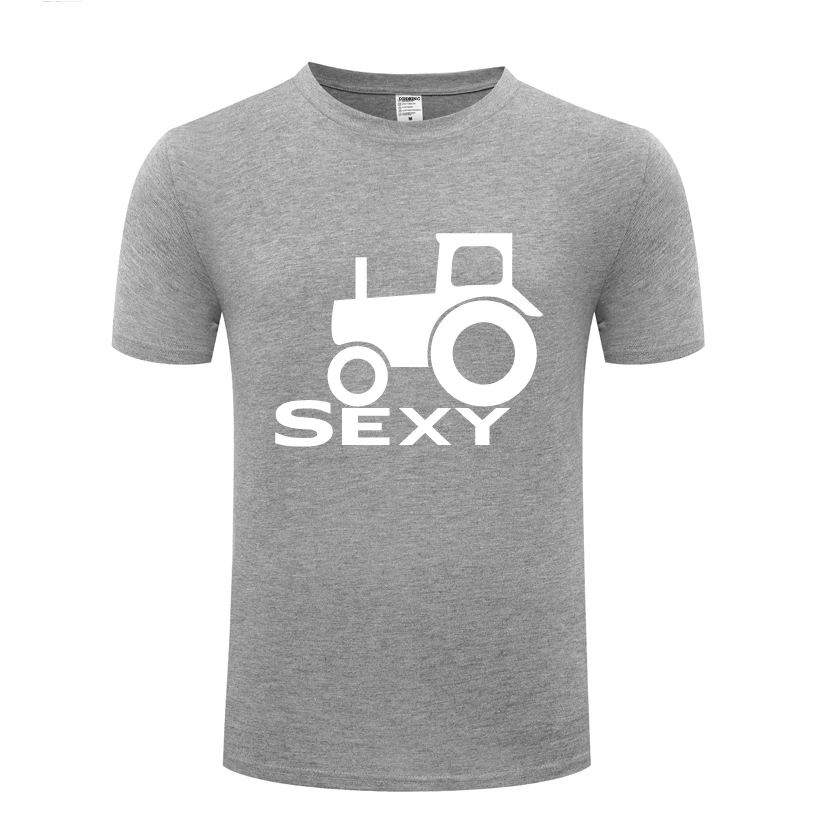 

Sexy Tractor Funny Creative Novelty Men's T-Shirt T Shirt Men 2018 New Short Sleeve O Neck Cotton Casual Top Tee