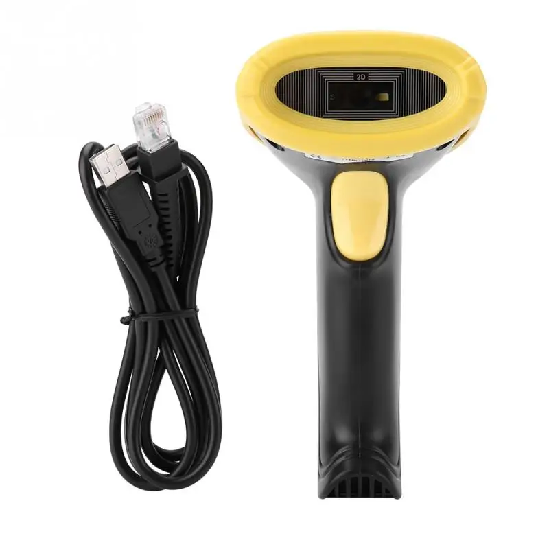 Проводной Ручной 1D 2D сканер штрих кода сканирующий пистолет USB код QR