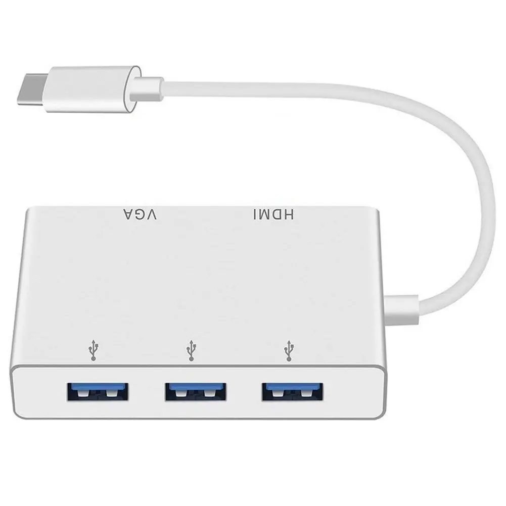USB Type C к HDMI/USB 3 0 адаптер 1 4K HDMI цифровой AV многопортовый Совместимость с Thunderbolt