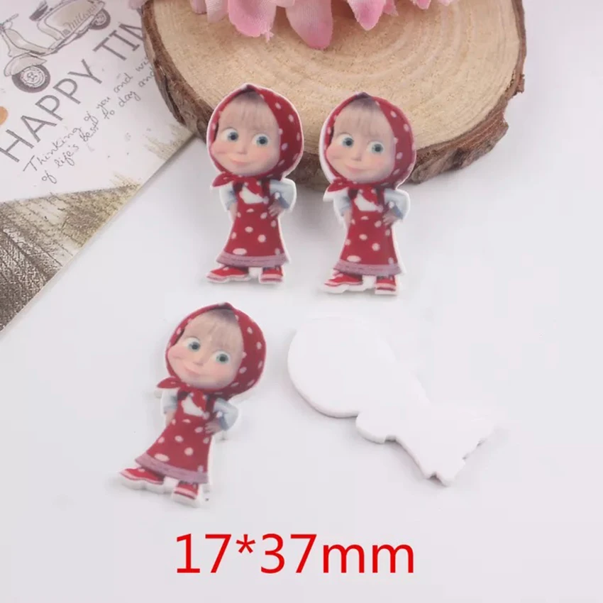 10 шт./лот мультяшное плоское заднее украшение из смолы DIY Кабошоны аксессуары
