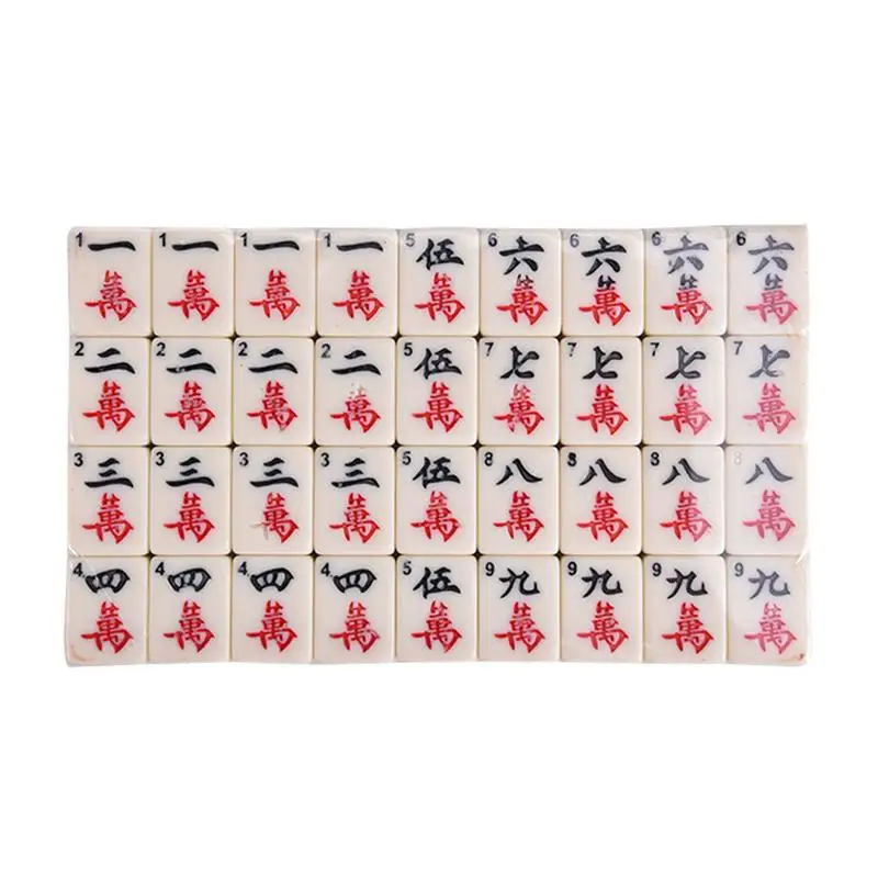 Высококачественные карточные игры 144 плитка мАч Чен набор Многоцветный