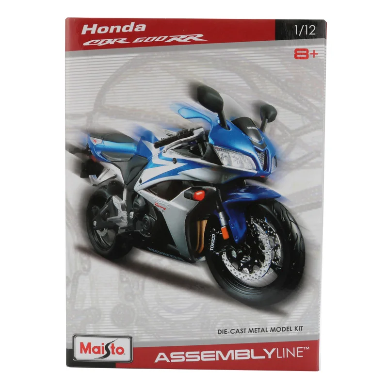 Maisto 1:12 игрушечный мотоцикл из сплава внедорожник CBR 600RR сборная линия модели